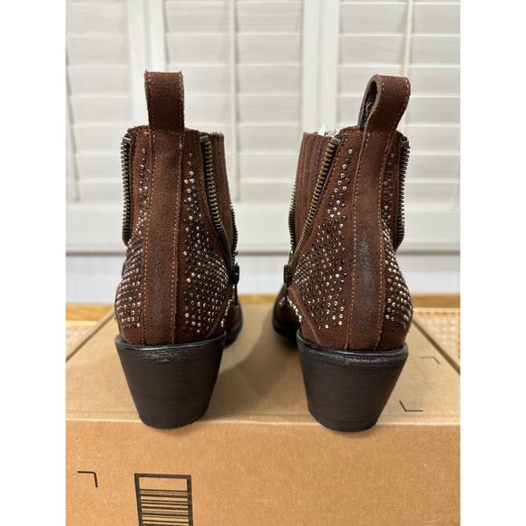 Old Gringo Cambria Boots Brown Soft Suede Leather Size 6.5/7 NWOB Chic Western - Picture 9 of 16